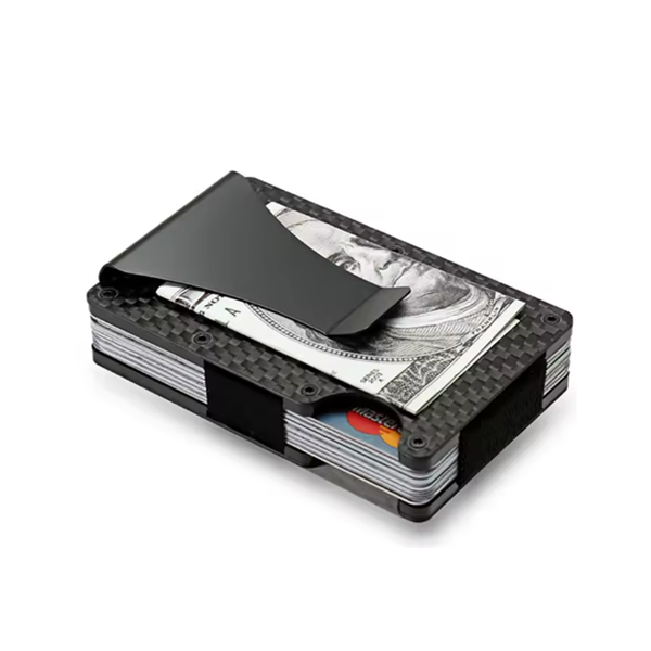 Real Carbon Fiber Cash & Card Slim Wallet Real Carbon Fiber Cash & Card Slim Wallet