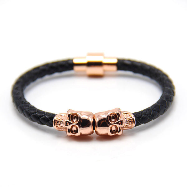 Skull Rose Gold & Black